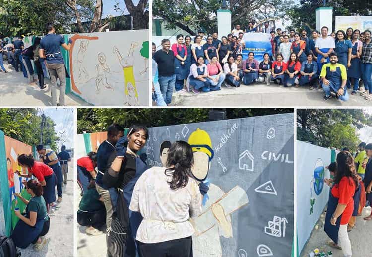 School Wall painting activity Chennai